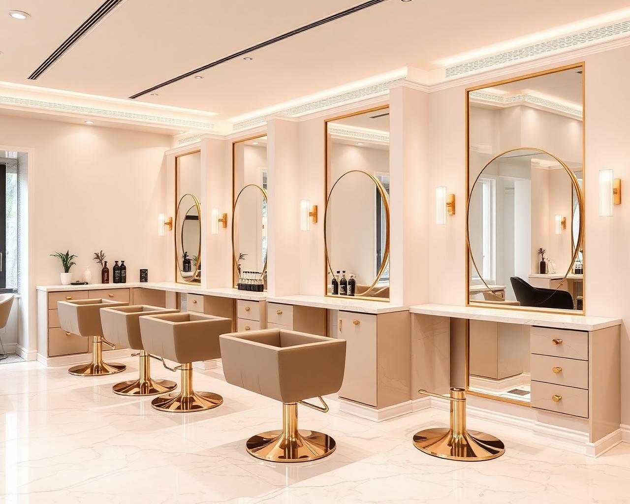 Wnętrze salonu Hair House